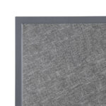 Bolero Black Brushed Mix Outdoor-Tischplatte aus gehärtetem Glas, quadratisch, graue Zierleiste, 700 mm – Bild 4