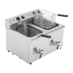 Buffalo Doppel-Induktionsfritteuse 2x 3000W – Bild 5
