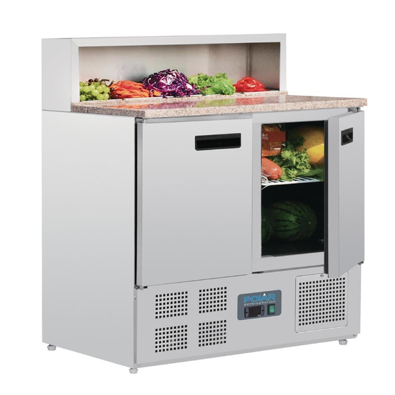 download_v58x-8d.jpg Polar Serie G Pizzakühltisch 2-türig 288L – Bild 1