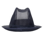 Trilby Hut mit Haarnetz dunkelblau Größe M – Bild 7