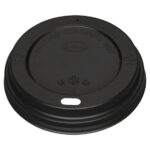 Fiesta Recyclable Deckel für 340ml- und 455ml-Heißgetränkebecher schwarz (1000 Stück)