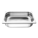 Vogue GN-Behälter Edelstahl 6,5cm GN2/3 – Bild 4