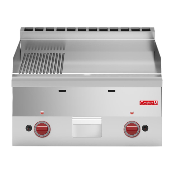 download_vjrc-me.jpg Gastro M 600 Gasgrillplatte 60/60FTRG 2/3 Glatt und 1/3 Gerillt – Bild 1