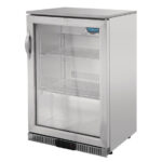 Polar Serie G Edelstahl Barkühlschrank mit Klapptür 138L – Bild 3