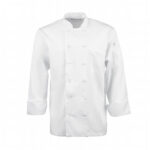 Chef Works Calgary Langarm Cool Vent Unisex-Kochjacke Weiß M