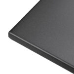 Bolero quadratischer klappbarer Terrassentisch Stahl schwarz 60cm – Bild 4