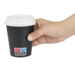 Nisbets Essentials Heiße Becher und Deckel Pack 8oz (350 Stück) – Bild 4
