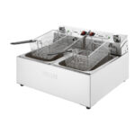 Buffalo Doppel-Elektrofritteuse mit Timer 2x5Ltr – Bild 2