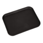 Cambro Camtread rechteckiges rutschfestes Fiberglas Tablett schwarz 45,7cm – Bild 4