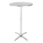 Bolero runder klappbarer Stehtisch Edelstahl 60cm
