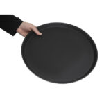 Cambro Camtread rundes rutschfestes Fiberglas Tablett schwarz 40,5cm – Bild 4