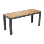 Bolero Stahl- und Akazienholzbänke 100cm (2 Stück) – Bild 6