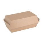Fiesta Compostable kompostierbare Hamburgerboxen Kraft klein 172mm (200 Stück) – Bild 2