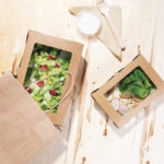 Fiesta Recycelbare Salatbox mit PET-Fenster 700ml (Packung mit 200 Stück) – Bild 3