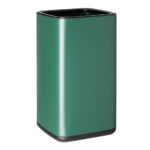 Bolero Quadrat Abfalleimer Grün 7Ltr
