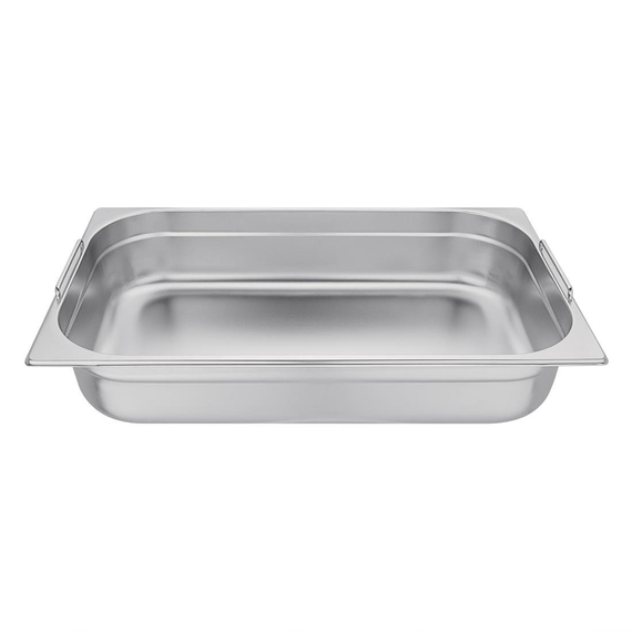 download_w32z-ya.jpg Vogue Edelstahl GN-Behälter GN1/1 mit Griffen 10cm – Bild 1