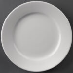 Olympia Athena runde Teller mit breitem Rand 16,5(Ø)cm (12er Pack) (12 Stück) – Bild 3