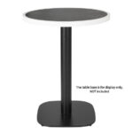 Bolero Fiberglas-Tischplatte, rund, dunkler Granit-Effekt, 580 mm – Bild 5