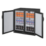 Polar Serie G Barkühlschrank mit 2 verdeckten Klapptüren 208L – Bild 5
