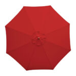 Bolero runder Sonnenschirm rot 2,5m – Bild 5