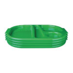 Olympia Kristallon Menü Tablett Klein aus Polycarbonat Grün 322mm (10 Stück) – Bild 3
