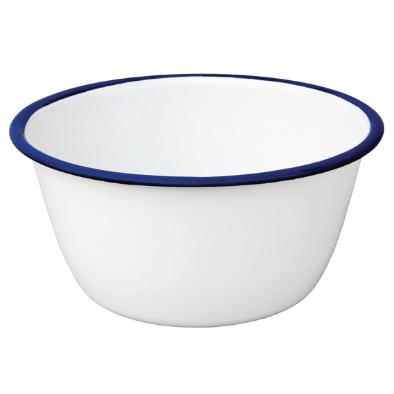 download_whr2-os.jpg Olympia emaillierte Dessertschalen weiß-blau 7,5cm (6 Stück) – Bild 1
