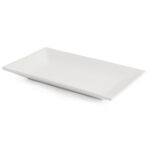 Olympia Whiteware rechteckige Servierteller 25 x 15cm (4 Stück) – Bild 6