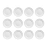 Olympia Athena runde Teller mit breitem Rand 22,8cm (12 Stück) – Bild 8