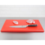 Hygiplas extra dickes Schneidebrett mit hoher Dichte rot – Bild 4