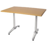 Bolero Doppeltischfuß Aluminium 67,3cm hoch (2 Stück) – Bild 4