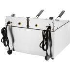 Buffalo Doppelfritteuse mit Timer 2x8Ltr – Bild 6