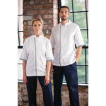 Southside Unisex Kochjacke kurze Ärmel weiß M – Bild 9