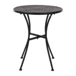 Bolero runder Bistrotisch Stahl schwarz 60cm (15 Stück) – Bild 2