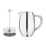 Olympia gerundete isolierte French Press Edelstahl 35cl – Bild 3