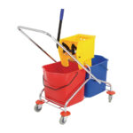 Jantex doppelter Moppeimer mit Mopppresse 2 x 23L – Bild 6