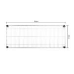 Vogue Gitterwandregal mit Halterungen 91cm breit – Bild 5