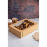 Vegware kompostierbare Sandwichboxen mit Deckel mittel (50 Stück) – Bild 2