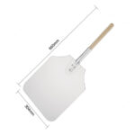 Vogue Pizzaschaufel aus Aluminium mit Holzgriff 30x35cm – Bild 4