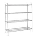 Vogue 4 Reihen Drahtregal-Kit 1830x460mm – Bild 6