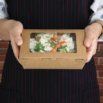 Fiesta Recycelbare Salatbox mit PET-Fenster 700ml (Packung mit 200 Stück) – Bild 4