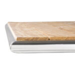 Bolero quadratischer Tisch Eschenholz 1 Bein 70cm – Bild 5