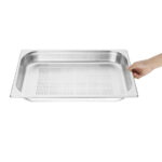 Vogue GN-Behälter Edelstahl 6,5cm GN1/1 gelocht – Bild 4