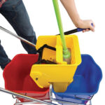 Jantex doppelter Moppeimer mit Mopppresse 2 x 23L – Bild 4