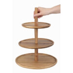 Olympia Akazie 3-stufiger Stand 305(Ø) x 395(H)mm – Bild 7