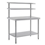 Vogue Arbeitstisch mit Regalboden und Wandregal 120cm – Bild 2