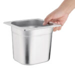 Vogue GN-Behälter Edelstahl 15cm GN1/6 – Bild 5