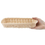 APS Polypropylen Rechteckiger Rattan Korb 270x100mm – Bild 6