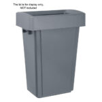 Jantex Slim Mülleimer Grau 60Ltr – Bild 4