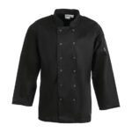 Whites Vegas Kochjacke lange Ärmel schwarz XL – Bild 9