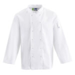 Whites Vegas Kochjacke lange Ärmel weiß S – Bild 5